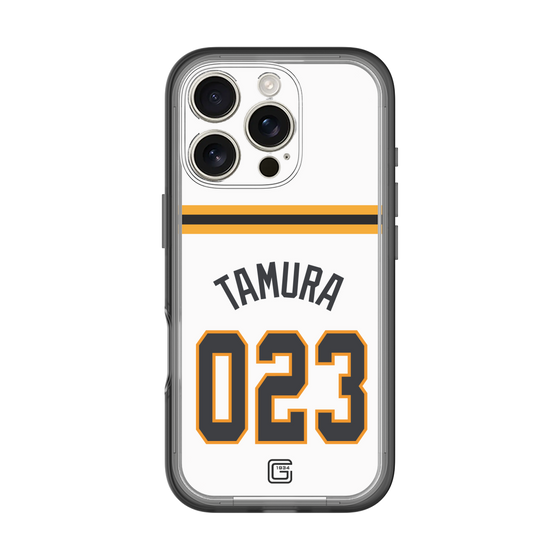 スリムプロテクションプレミアムケース［ 読売ジャイアンツ - #023 TAMURA - ホーム ］