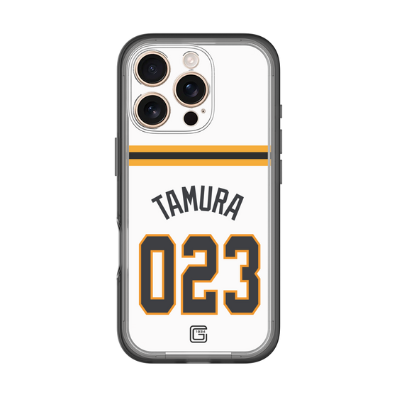 スリムプロテクションプレミアムケース［ 読売ジャイアンツ - #023 TAMURA - ホーム ］