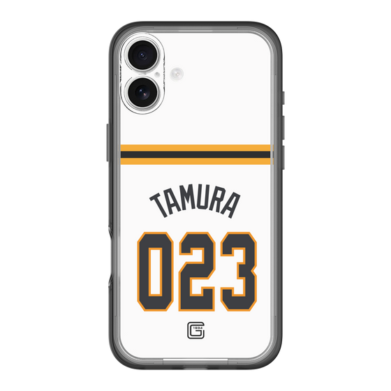 スリムプロテクションプレミアムケース［ 読売ジャイアンツ - #023 TAMURA - ホーム ］