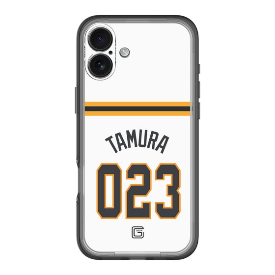 スリムプロテクションプレミアムケース［ 読売ジャイアンツ - #023 TAMURA - ホーム ］
