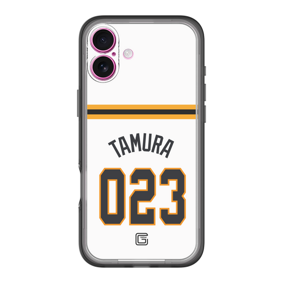 スリムプロテクションプレミアムケース［ 読売ジャイアンツ - #023 TAMURA - ホーム ］