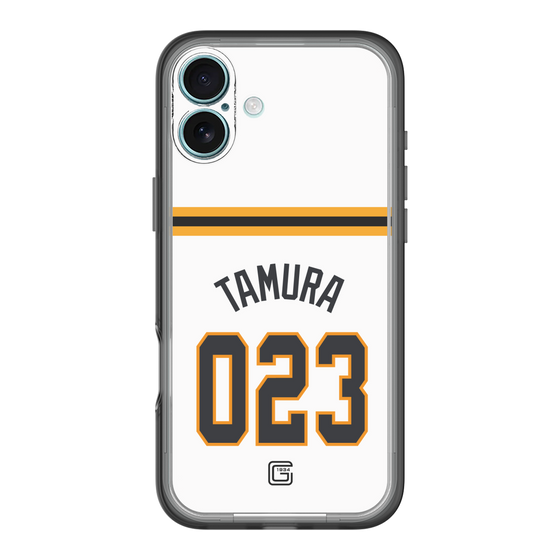 スリムプロテクションプレミアムケース［ 読売ジャイアンツ - #023 TAMURA - ホーム ］