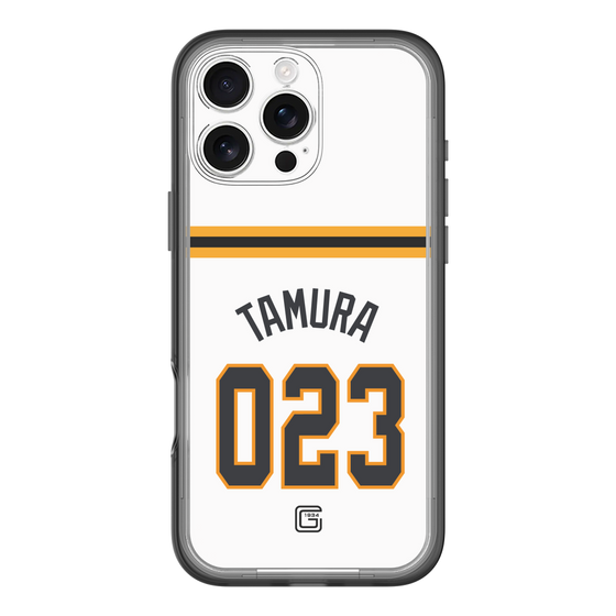 スリムプロテクションプレミアムケース［ 読売ジャイアンツ - #023 TAMURA - ホーム ］