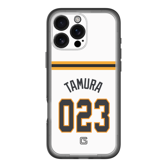スリムプロテクションプレミアムケース［ 読売ジャイアンツ - #023 TAMURA - ホーム ］