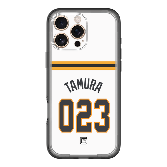 スリムプロテクションプレミアムケース［ 読売ジャイアンツ - #023 TAMURA - ホーム ］
