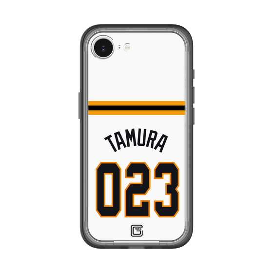スリムプロテクションプレミアムケース［ 読売ジャイアンツ - #023 TAMURA - ホーム ］