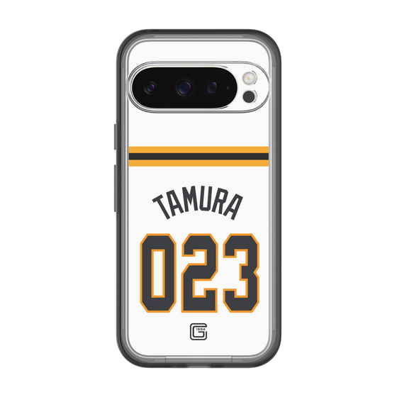 スリムプロテクションプレミアムケース［ 読売ジャイアンツ - #023 TAMURA - ホーム ］