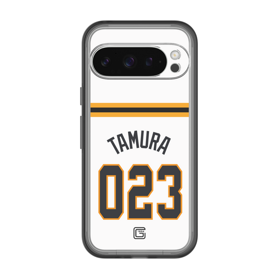 スリムプロテクションプレミアムケース［ 読売ジャイアンツ - #023 TAMURA - ホーム ］