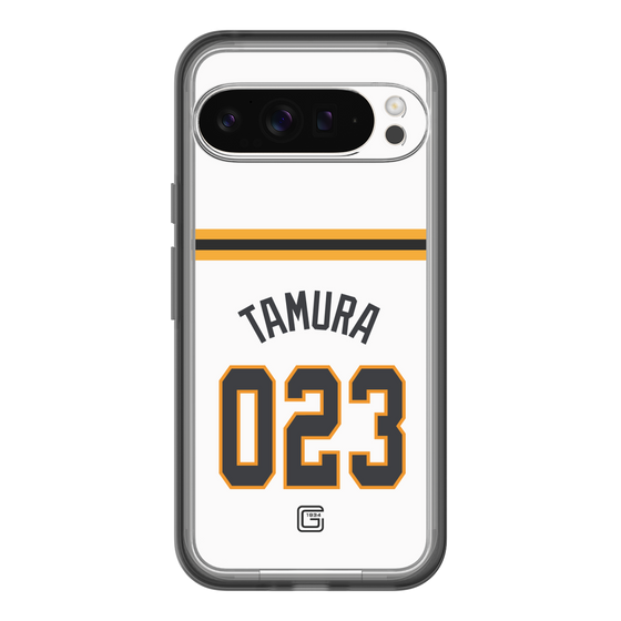 スリムプロテクションプレミアムケース［ 読売ジャイアンツ - #023 TAMURA - ホーム ］