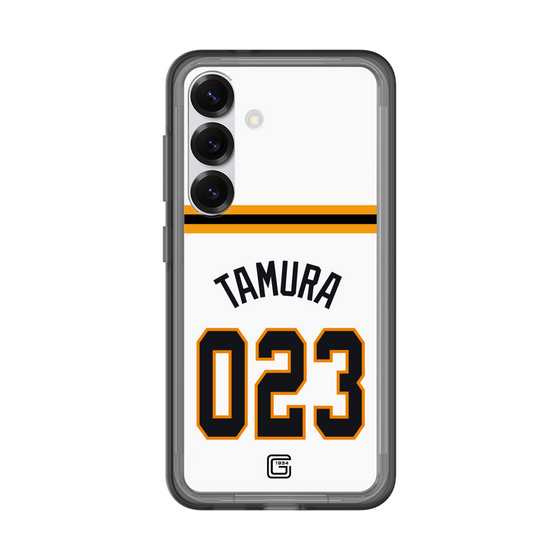 スリムプロテクションプレミアムケース［ 読売ジャイアンツ - #023 TAMURA - ホーム ］