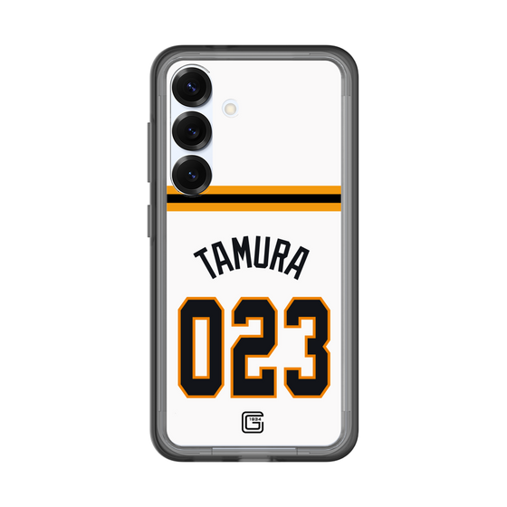 スリムプロテクションプレミアムケース［ 読売ジャイアンツ - #023 TAMURA - ホーム ］