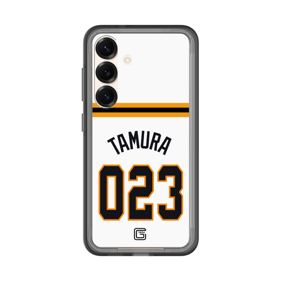 スリムプロテクションプレミアムケース［ 読売ジャイアンツ - #023 TAMURA - ホーム ］