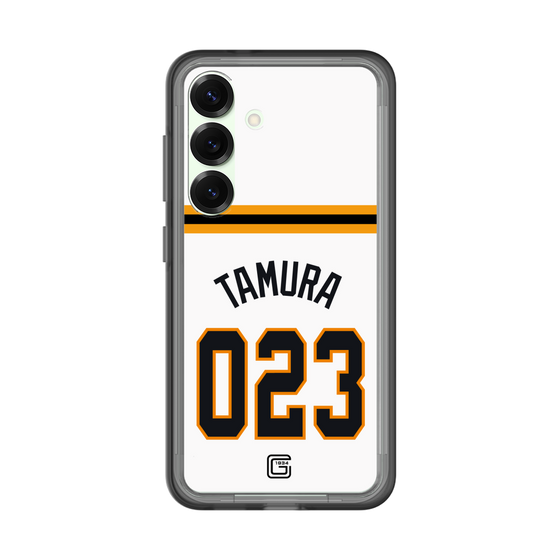 スリムプロテクションプレミアムケース［ 読売ジャイアンツ - #023 TAMURA - ホーム ］