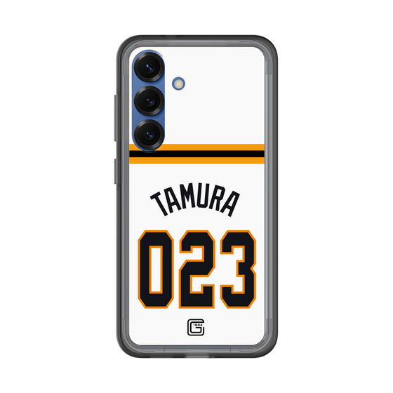 スリムプロテクションプレミアムケース［ 読売ジャイアンツ - #023 TAMURA - ホーム ］