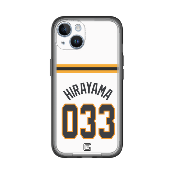 スリムプロテクションプレミアムケース［ 読売ジャイアンツ - #033 HIRAYAMA - ホーム ］
