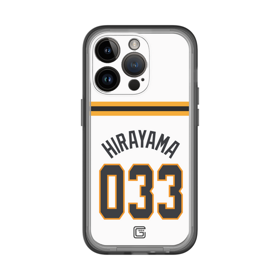 スリムプロテクションプレミアムケース［ 読売ジャイアンツ - #033 HIRAYAMA - ホーム ］