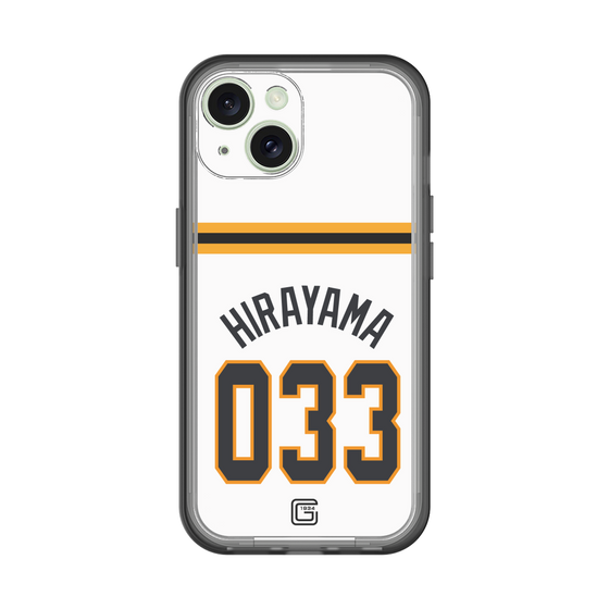 スリムプロテクションプレミアムケース［ 読売ジャイアンツ - #033 HIRAYAMA - ホーム ］