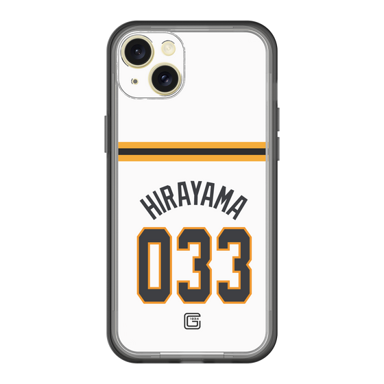 スリムプロテクションプレミアムケース［ 読売ジャイアンツ - #033 HIRAYAMA - ホーム ］