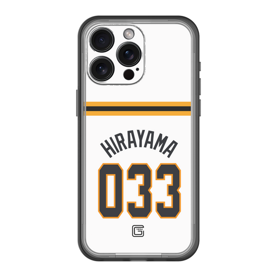 スリムプロテクションプレミアムケース［ 読売ジャイアンツ - #033 HIRAYAMA - ホーム ］