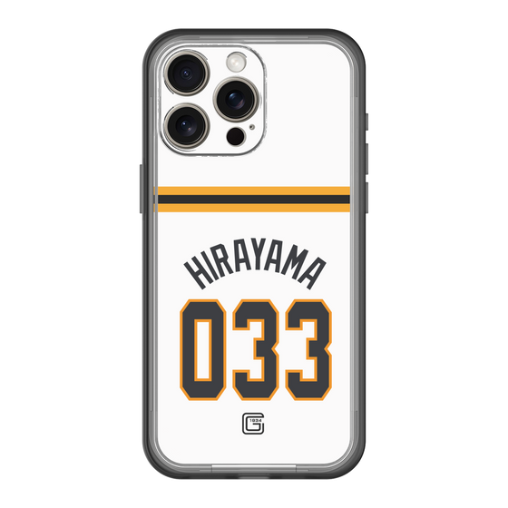 スリムプロテクションプレミアムケース［ 読売ジャイアンツ - #033 HIRAYAMA - ホーム ］