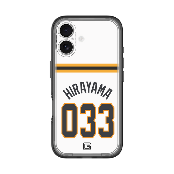 スリムプロテクションプレミアムケース［ 読売ジャイアンツ - #033 HIRAYAMA - ホーム ］