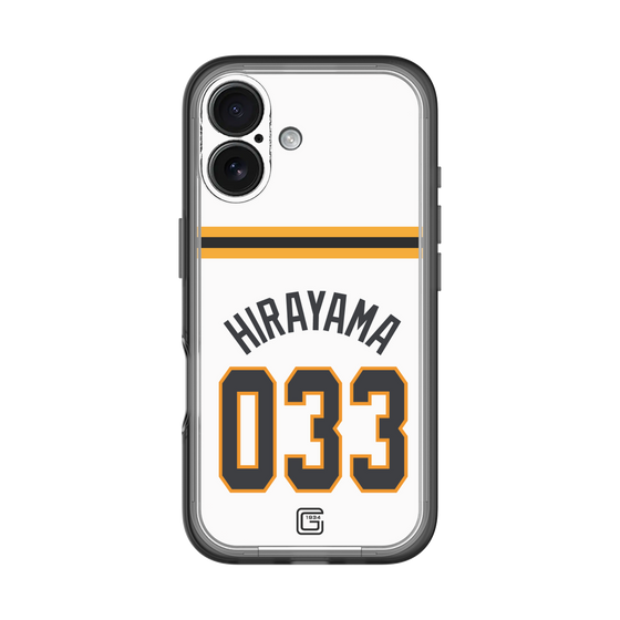 スリムプロテクションプレミアムケース［ 読売ジャイアンツ - #033 HIRAYAMA - ホーム ］