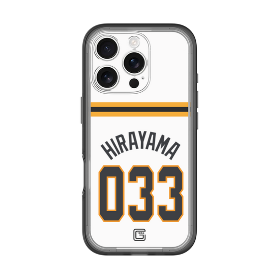 スリムプロテクションプレミアムケース［ 読売ジャイアンツ - #033 HIRAYAMA - ホーム ］