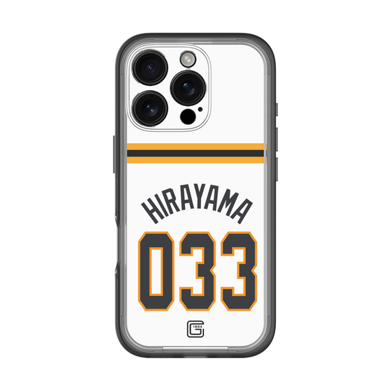 スリムプロテクションプレミアムケース［ 読売ジャイアンツ - #033 HIRAYAMA - ホーム ］