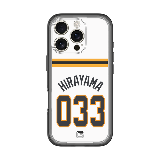 スリムプロテクションプレミアムケース［ 読売ジャイアンツ - #033 HIRAYAMA - ホーム ］