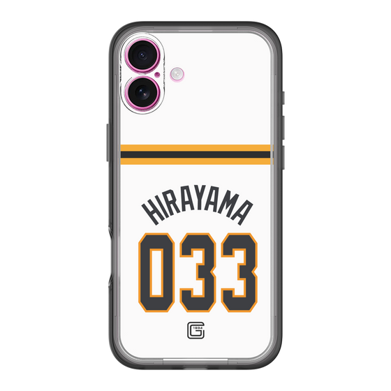 スリムプロテクションプレミアムケース［ 読売ジャイアンツ - #033 HIRAYAMA - ホーム ］