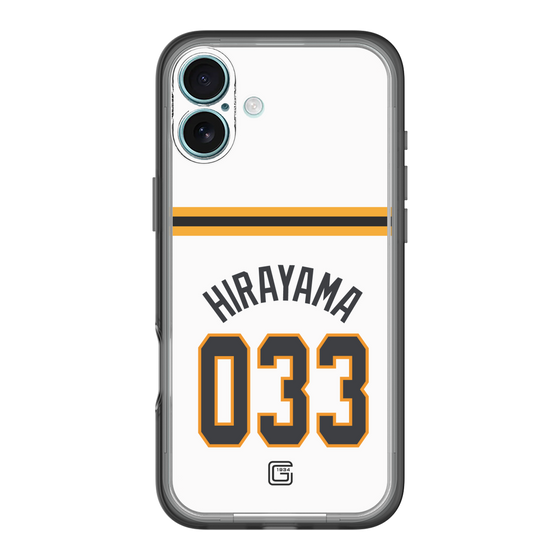 スリムプロテクションプレミアムケース［ 読売ジャイアンツ - #033 HIRAYAMA - ホーム ］