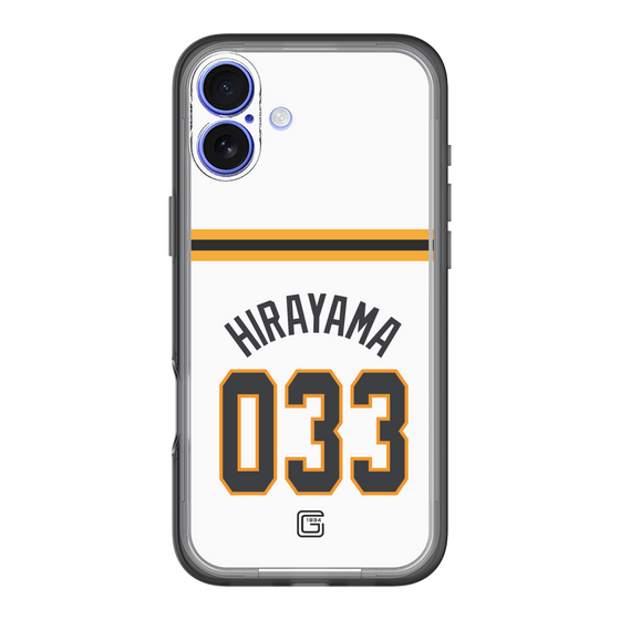 スリムプロテクションプレミアムケース［ 読売ジャイアンツ - #033 HIRAYAMA - ホーム ］