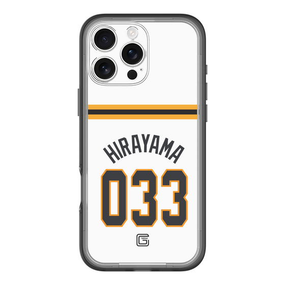 スリムプロテクションプレミアムケース［ 読売ジャイアンツ - #033 HIRAYAMA - ホーム ］