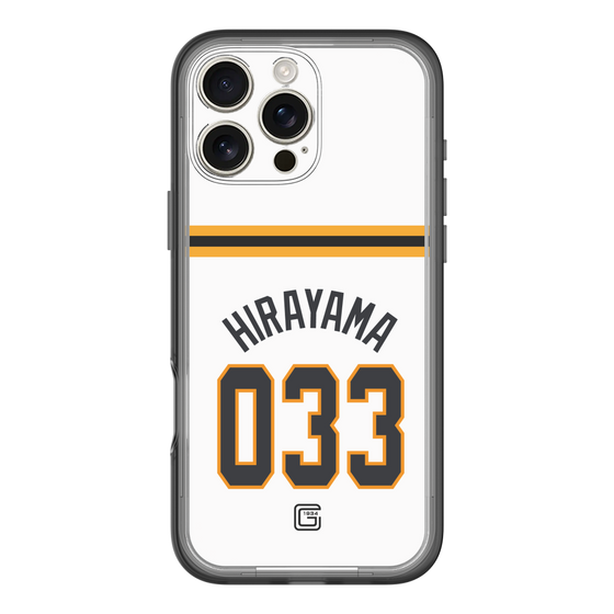 スリムプロテクションプレミアムケース［ 読売ジャイアンツ - #033 HIRAYAMA - ホーム ］
