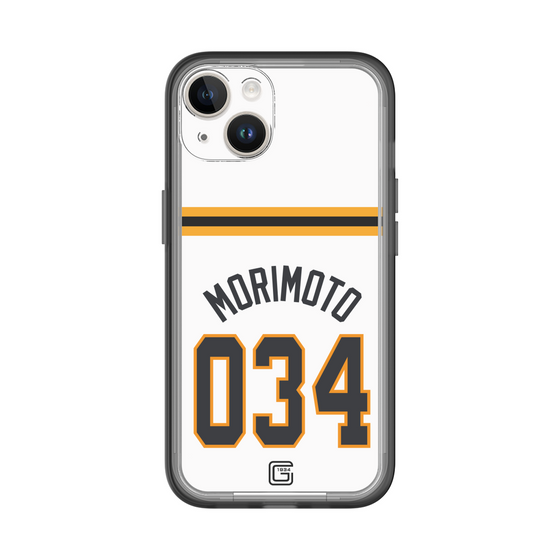 スリムプロテクションプレミアムケース［ 読売ジャイアンツ - #034 MORIMOTO - ホーム ］