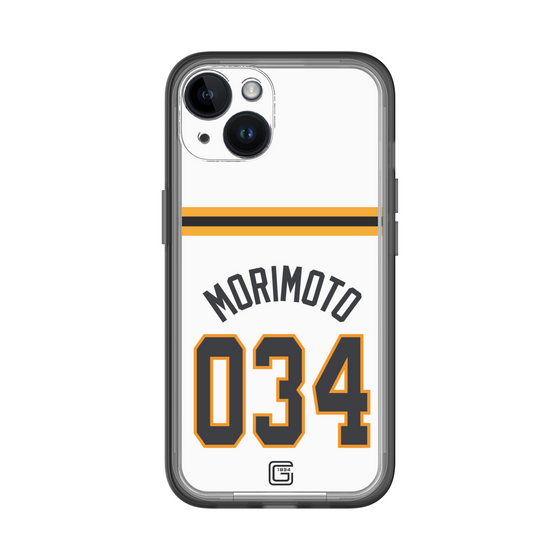 スリムプロテクションプレミアムケース［ 読売ジャイアンツ - #034 MORIMOTO - ホーム ］