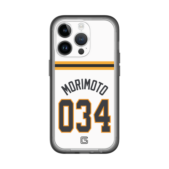 スリムプロテクションプレミアムケース［ 読売ジャイアンツ - #034 MORIMOTO - ホーム ］