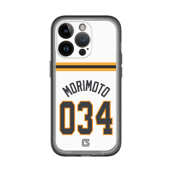 スリムプロテクションプレミアムケース［ 読売ジャイアンツ - #034 MORIMOTO - ホーム ］