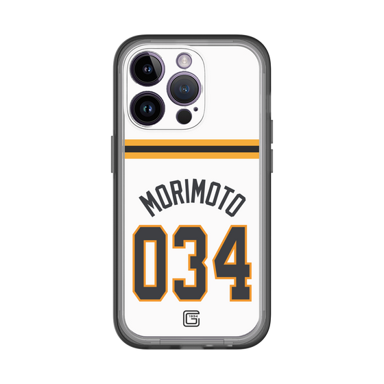 スリムプロテクションプレミアムケース［ 読売ジャイアンツ - #034 MORIMOTO - ホーム ］