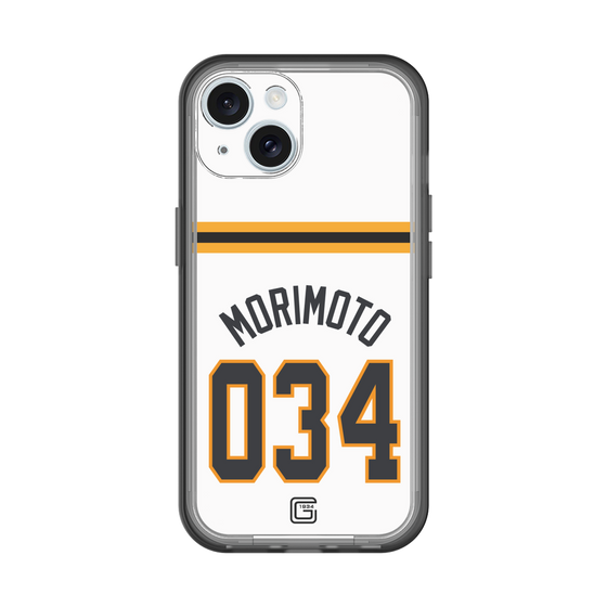 スリムプロテクションプレミアムケース［ 読売ジャイアンツ - #034 MORIMOTO - ホーム ］