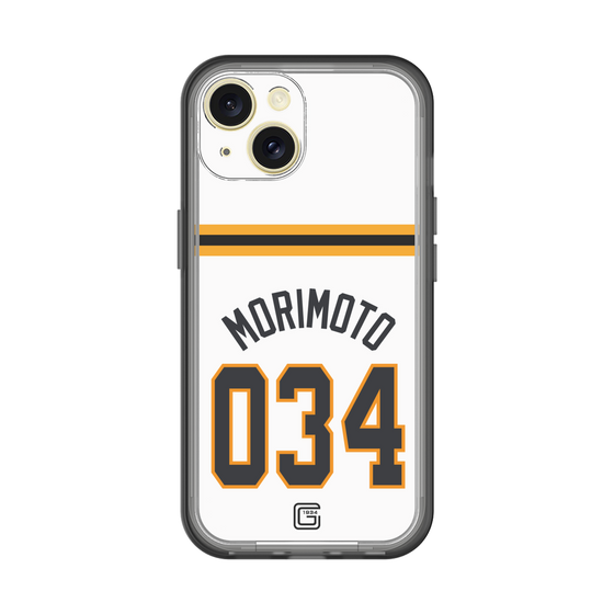 スリムプロテクションプレミアムケース［ 読売ジャイアンツ - #034 MORIMOTO - ホーム ］