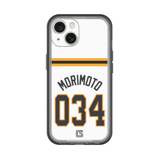 スリムプロテクションプレミアムケース［ 読売ジャイアンツ - #034 MORIMOTO - ホーム ］
