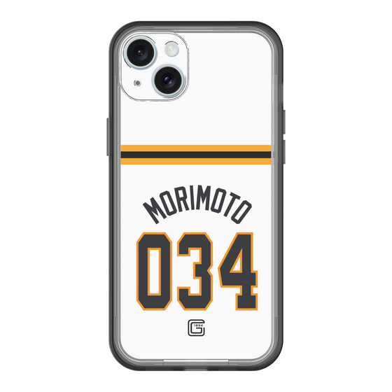 スリムプロテクションプレミアムケース［ 読売ジャイアンツ - #034 MORIMOTO - ホーム ］