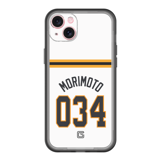 スリムプロテクションプレミアムケース［ 読売ジャイアンツ - #034 MORIMOTO - ホーム ］