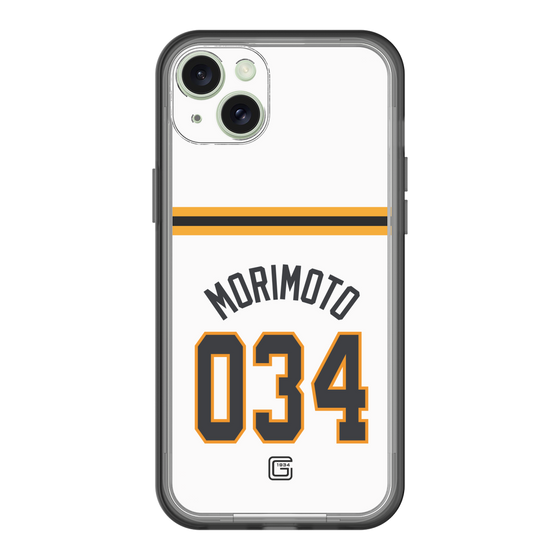 スリムプロテクションプレミアムケース［ 読売ジャイアンツ - #034 MORIMOTO - ホーム ］