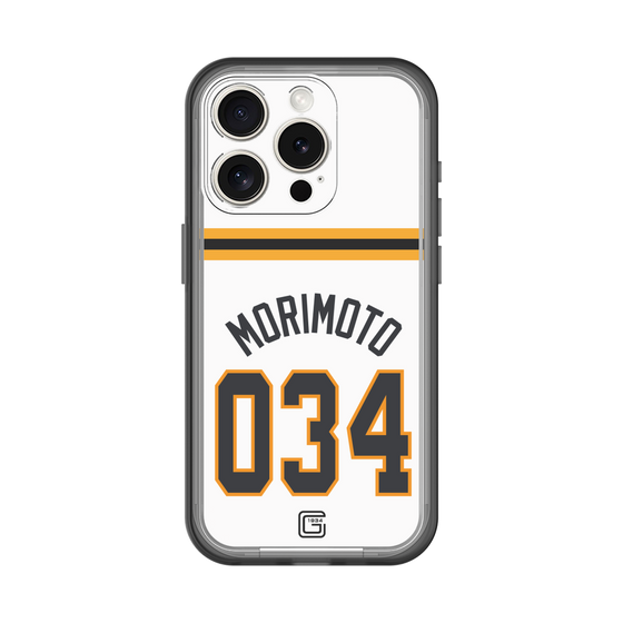 スリムプロテクションプレミアムケース［ 読売ジャイアンツ - #034 MORIMOTO - ホーム ］