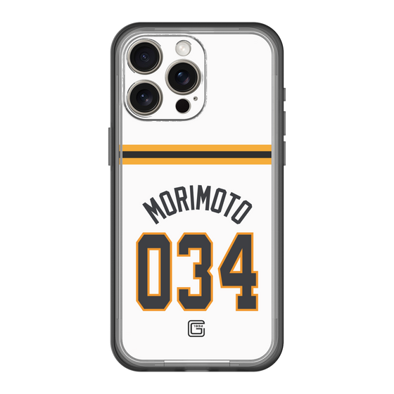 スリムプロテクションプレミアムケース［ 読売ジャイアンツ - #034 MORIMOTO - ホーム ］