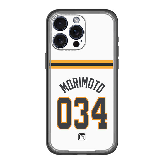 スリムプロテクションプレミアムケース［ 読売ジャイアンツ - #034 MORIMOTO - ホーム ］