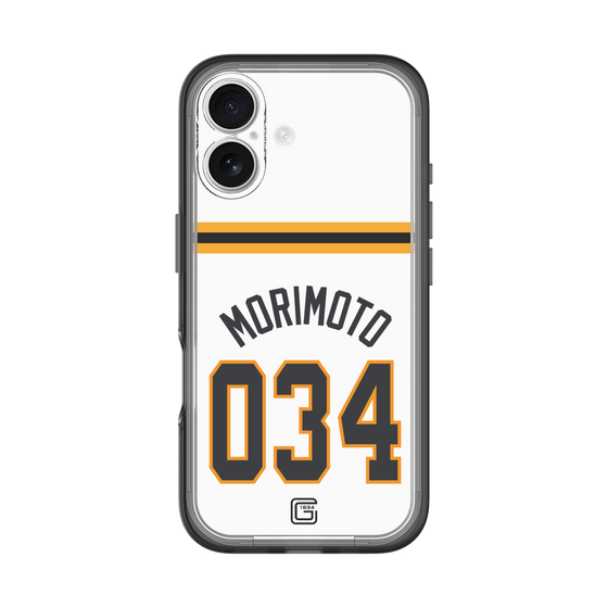 スリムプロテクションプレミアムケース［ 読売ジャイアンツ - #034 MORIMOTO - ホーム ］