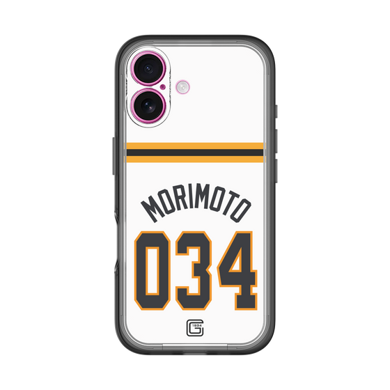スリムプロテクションプレミアムケース［ 読売ジャイアンツ - #034 MORIMOTO - ホーム ］